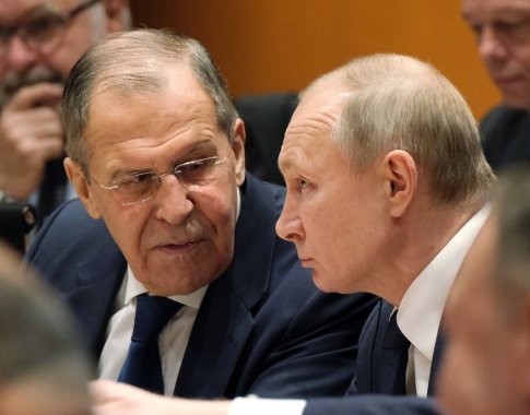 JAV paskelbė sankcijas V. Putinui ir S. Lavrovui JAV paskelbė sankcijas V. Putinui ir S. Lavrovui