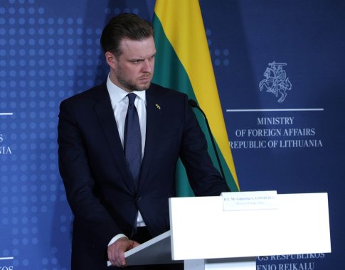 G. Landsbergis: Lietuva neturi jokių raudonų linijų dėl sankcijų Rusijai G. Landsbergis: Lietuva neturi jokių raudonų linijų dėl sankcijų Rusijai