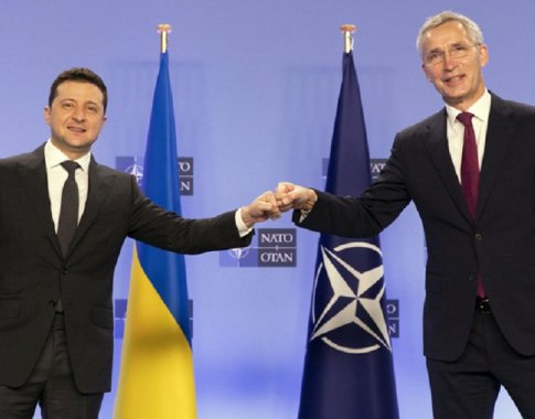 Britų premjeras: Ukraina artimiausiu metu jokiu būdu negali įstoti į NATO