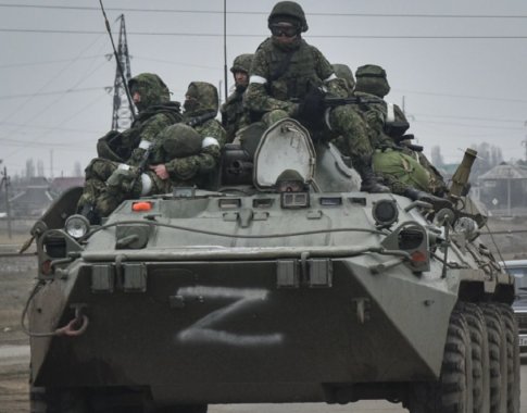 Ukraina: rusų daliniai turi atsargų ne daugiau kaip trims dienoms