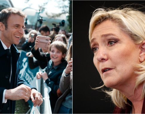 E. Macronas: M. Le Pen nori, kad Prancūzija išeitų iš ES