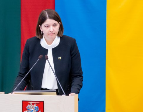 Finansų ministrė G. Skaistė: „Turime jau šiandien pradėti mobilizuoti resursus Ukrainos atstatymui“