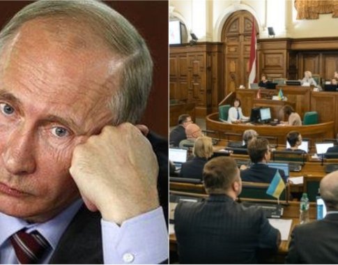 Latvijos parlamentas paskelbė Rusiją terorizmą remiančia valstybe Latvijos parlamentas paskelbė Rusiją terorizmą remiančia valstybe