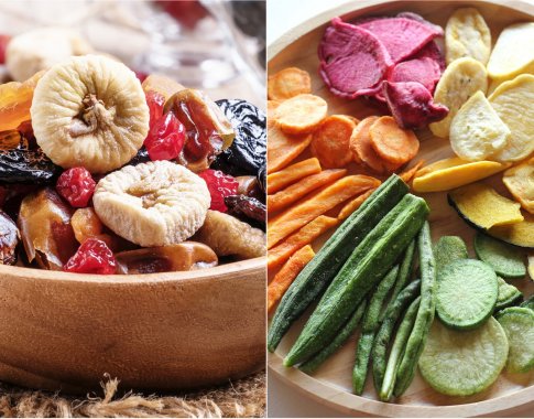 Vaisių ir daržovių derlių rekomenduoja džiovinti: padės sutaupyti, o mitybą praturtins vitaminais
