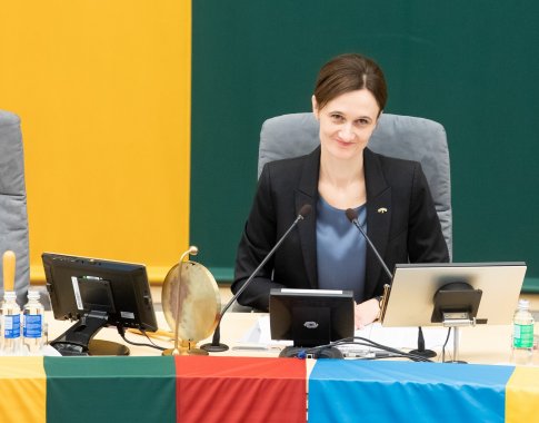 Seimo pirmininkė: per pastarąjį laiką negirdėjau konkrečių opozicijos antiinfliacinių pasiūlymų