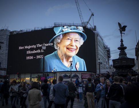 Jungtinėje Karalystėje prasideda gedulo laikotarpis dėl Elžbietos II
