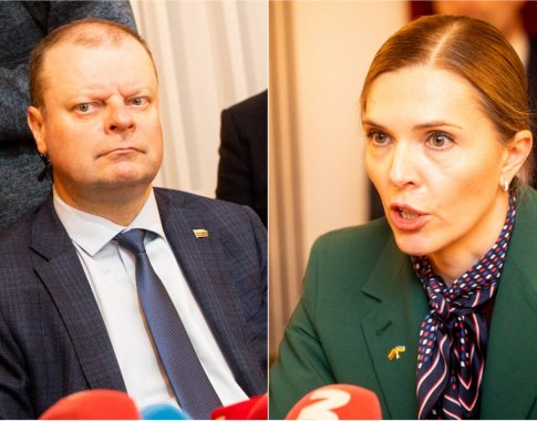 Opozicija susitiko su A. Bilotaite: ministrė ir S. Skvernelis svaidėsi kaltinimais