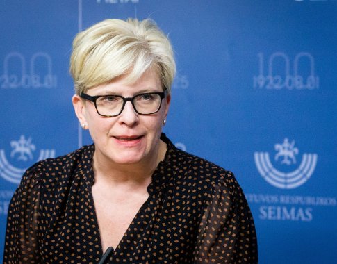 I. Šimonytė: kai kuriuos G. Landsbergiui interpeliacijoje skirtus klausimus galėtų užsiduoti sau ir pati A. Skaisgirytė