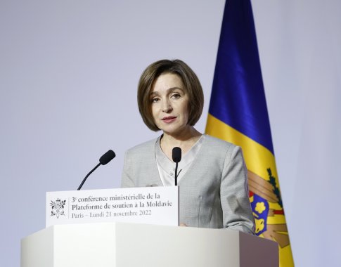 Moldovos prezidentė: protestus Kišiniove finansuoja Rusija