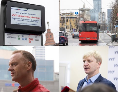 Savaitgalį „Vilniaus viešojo transporto“ vadovybė ir profsąjunga sutarimo nerado: streikas tęsis toliau Savaitgalį „Vilniaus viešojo transporto“ vadovybė ir profsąjunga sutarimo nerado: streikas tęsis toliau