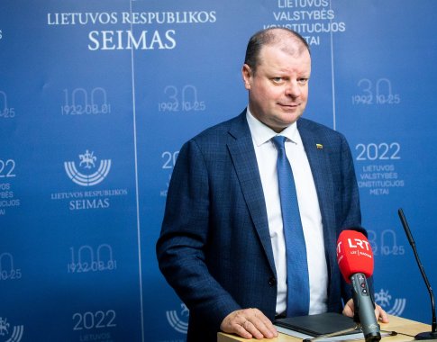 S. Skvernelis: „Mūsų frakcija narkotinių medžiagų dekriminalizavimo nepalaikys“