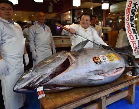 Per Naujųjų metų aukcioną Japonijoje tunas parduotas už daugiau nei 270 tūkst. JAV dolerių
