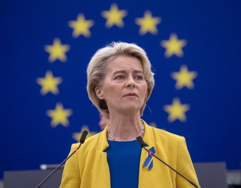 U. von der Leyen: Putinas norėjo nužudyti europietišką Ukrainos svajonę, tačiau šiandien ji juda ES link