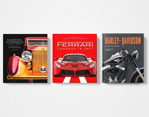 Neabejingiems technikos stebuklams – įkvepiančios „Ferrari“, „Harley Davidson“ ir klasikinių automobilių aukso amžiaus istorijoms