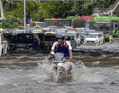 Naujajame Delyje iškrito tiek lietaus, kiek jo per vieną dieną nėra buvę 40 metų