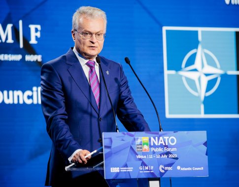 G. Nausėda: NATO saugumas yra nedalus