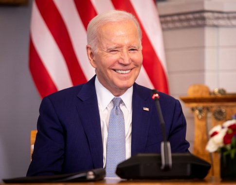 J. Bidenas: V. Putinas jau pralaimėjo karą Ukrainoje