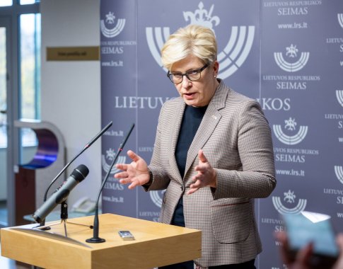 I. Šimonytė: kol kas nesvarstome dėl pasienio punktų su Baltarusija uždarymo