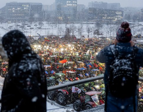 Ūkininkai prašo leidimo pratęsti protestą Vilniuje