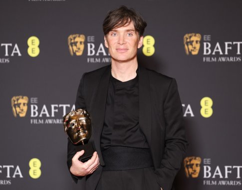 BAFTA kino apdovanojimuose triumfavo „Openheimeris“