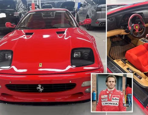 Londono policija rado prieš tris dešimtmečius pavogtą Formulės 1 piloto „Ferrari“ Londono policija rado prieš tris dešimtmečius pavogtą Formulės 1 piloto „Ferrari“