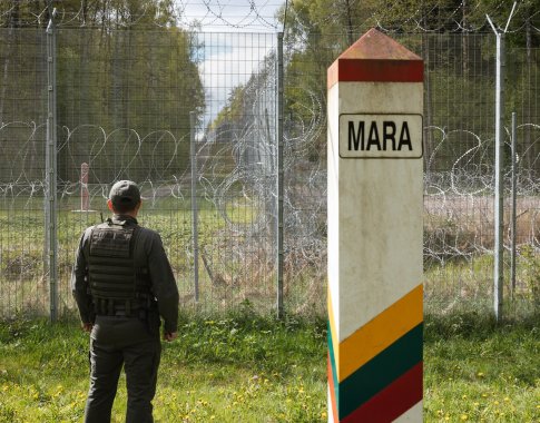 Pasieniečiai įtaria, kad Baltarusijoje neteisėti migrantai treniruojami įveikti fizinius barjerus
