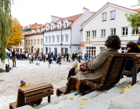 Poilsio erdvės mieste buria žmones Poilsio erdvės mieste buria žmones