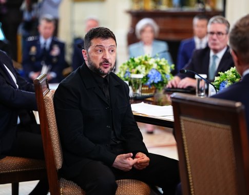V. Zelenskis yra pasirengęs susitikti su V. Putinu be jokių išankstinių sąlygų