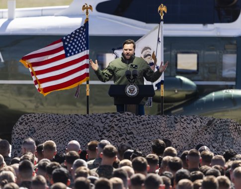 J. D. Vance'as: garantuojant Ukrainos saugumą, Europa turi prisiimti liūto dalį