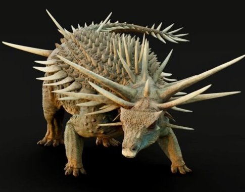 Mokslininkai atrado keistą dinozaurą su įmantriais šarvais ir spygliais