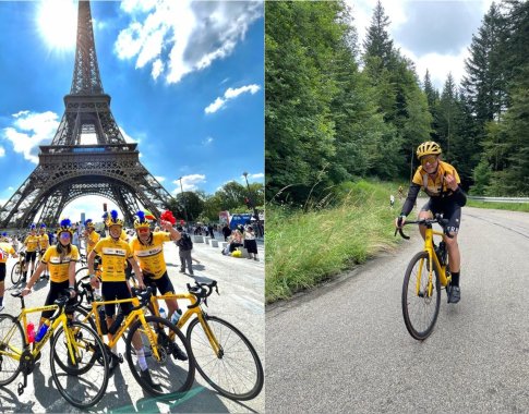 Tūkstantis kilometrų per kalnus ir lietų – dėl onkologinėmis ligomis sergančių vaikų