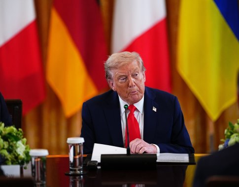 Dėl Putino pareiškimų – sarkastiška Trumpo reakcija: „Pranešiu jums apie tai po šešių mėnesių“