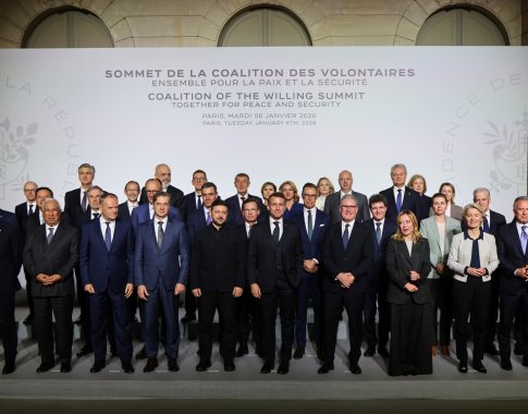 Saugumo garantijos Ukrainai: „Norinčiųjų koalicija“ pasirašė Paryžiaus deklaraciją