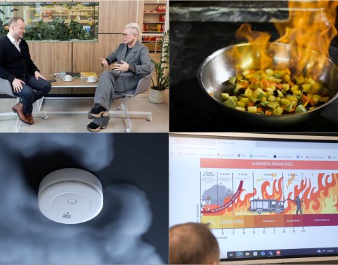 Nuo spirgučių keptuvėje iki viešbučių: kas iš tiesų saugo mus nuo gaisrų