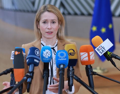 Kallas: Europa privalo reikalauti apriboti Rusijos armiją ir branduolinį arsenalą