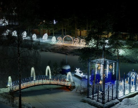 Ugnies ir šviesos miško takais – gyva žiemos patirtis Vytenio parke