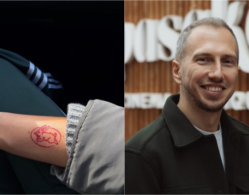 „Pasakos“ kino teatrų kiškis įamžintas tatuiruotėje