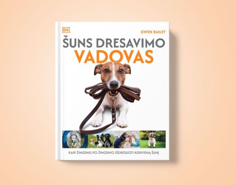 Išleista knyga, kaip žingsnis po žingsnio išdresuoti kiekvieną šunį