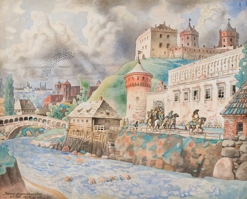 J. Kamarausko senojo Vilnius vizijos