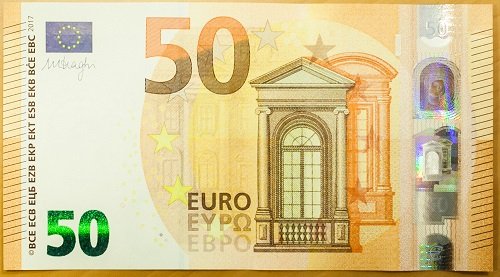 Naujasis 50 eurų banknotas