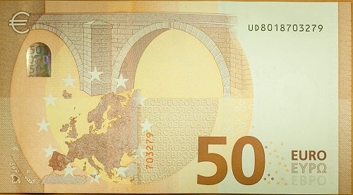 Naujasis 50 eurų banknotas