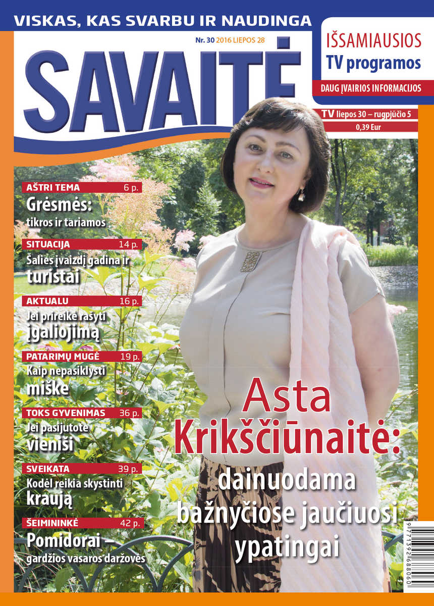 Savaitė - Nr.: 30 (2016)