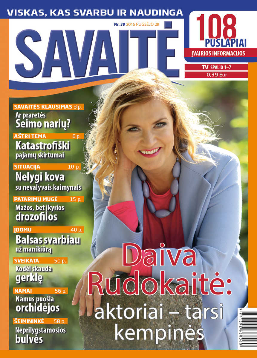 Savaitė - Nr.: 39 (2016)