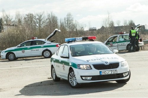 Spalio prevencinės eismo dalyvių kontrolės priemonės