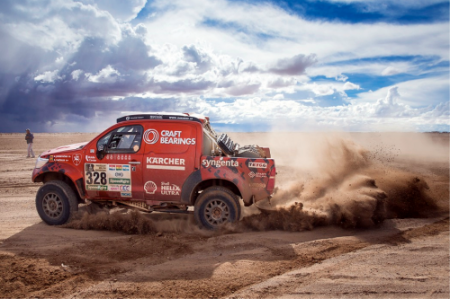 A. Juknevičiaus ir D. Vaičiulio ekipažas septintajame Dakaro ralio etape – 22-as
