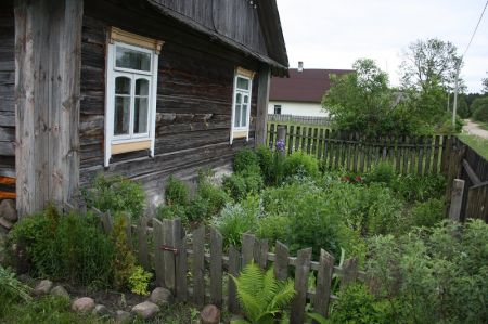 Seną sodybą labiausiai puošia tradicinis darželis