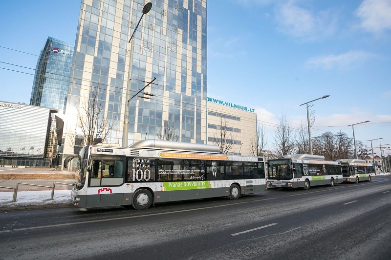 Vasario 16-ąją viešasis transportas veš nemokamai