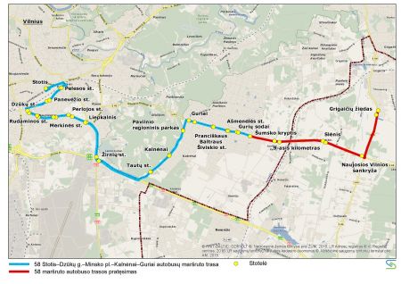 Nuo liepos 1 d. – pokyčiai sostinės autobusų maršrutuose