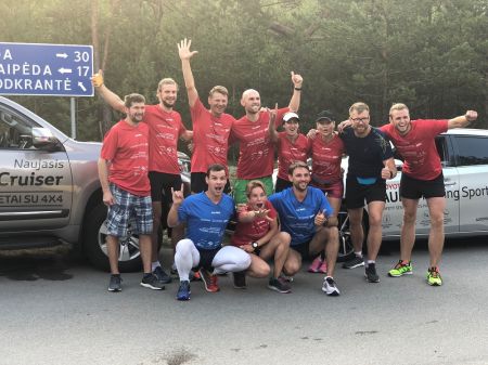 „Pažink Lietuvą“ maratono dalyviai įveikė 450 kilometrų
