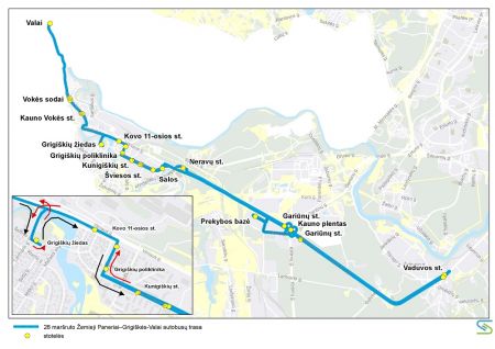 Nuo lapkričio 1 d. – pokyčiai sostinės autobusų maršrutuose